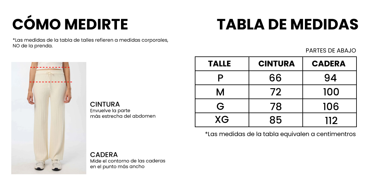 Guía de talles